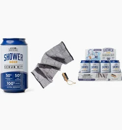 Shower Beer Scrub Kit