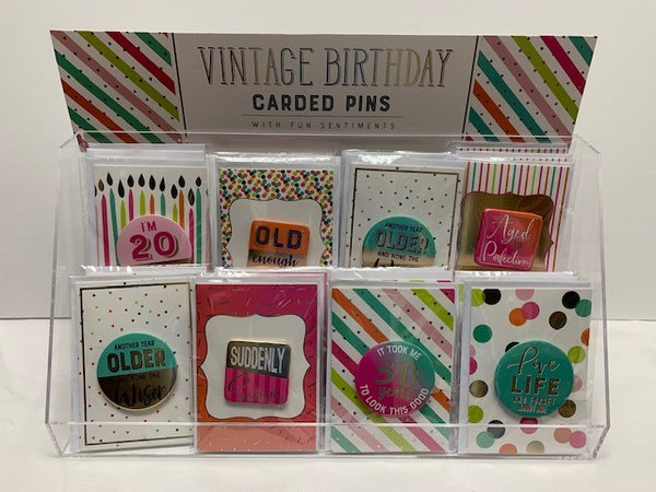 Birthday Card with Pin