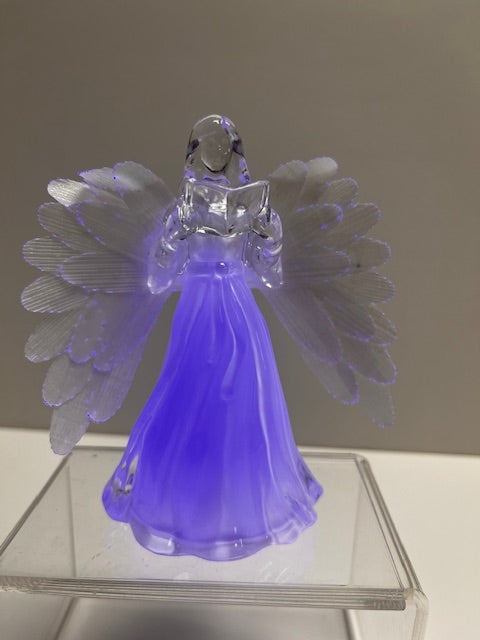 B/O Lighted Acrylic Angel