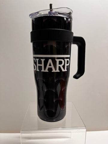 "Sharp" 40 oz Tumbler