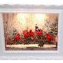 Holiday Cardinals Spinning Water-globe Frame