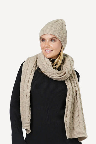 Hat and scarf set