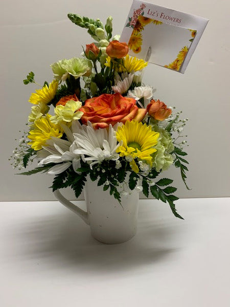 Mug Flower Arrangement