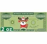 Solid Milk Chocolate Reindeer Money Bar