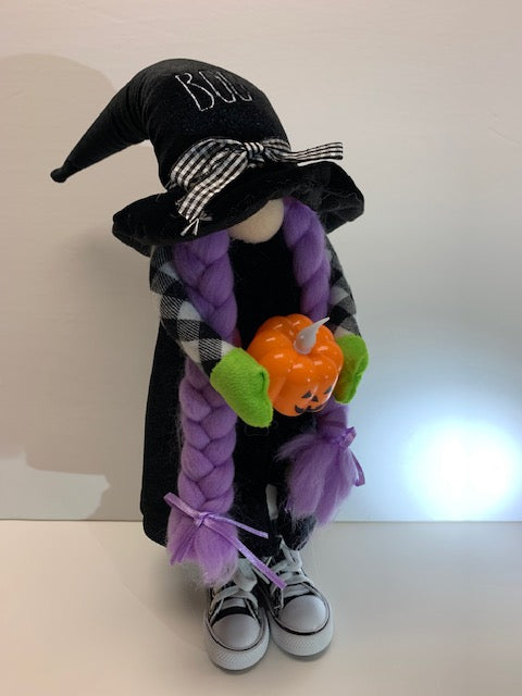 Light-up Standing Gnome Witch