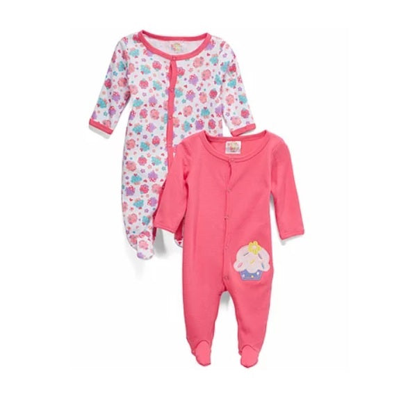 Baby Girl Soft Pajamas (2 Pack)