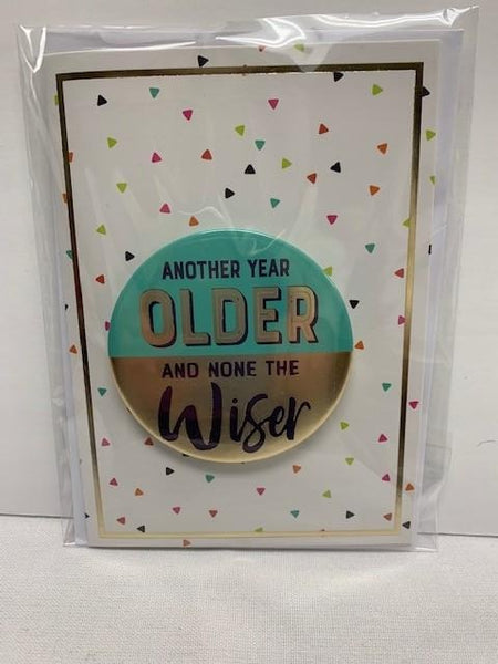 Birthday Card with Pin