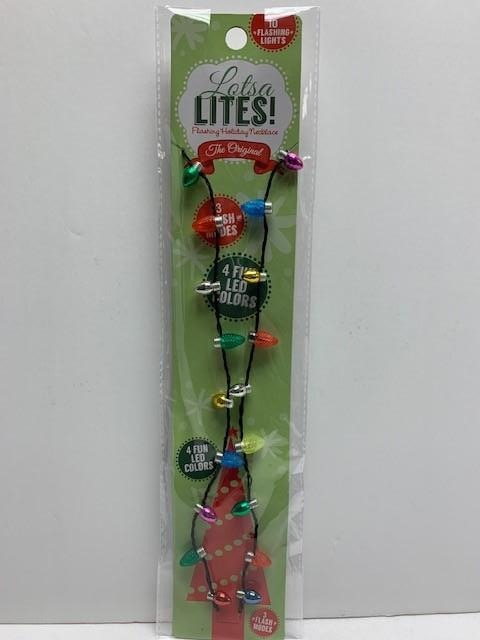 Flashing Holiday Necklace