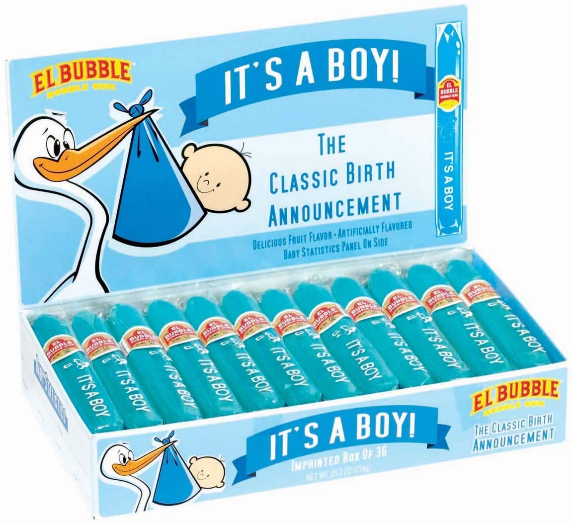 It's a Boy El Bubble Classic Birth Announcement (36 pieces)