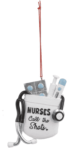 Nurses call the shots Ornament